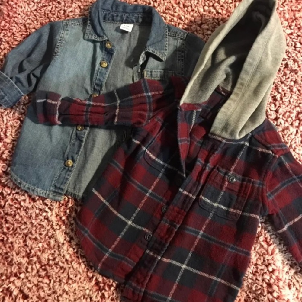 Baby boy button up bundle